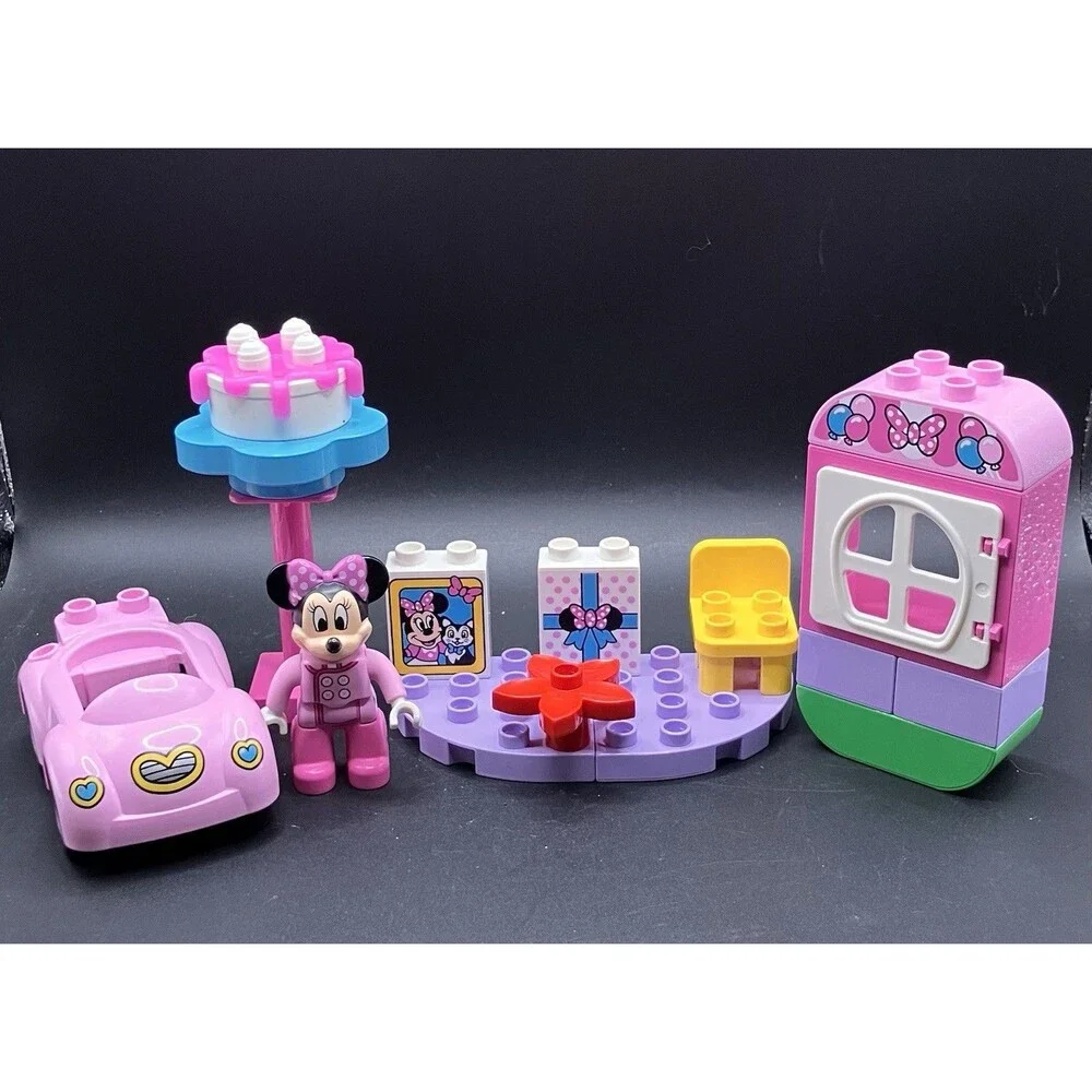 Lego Duplo Disney Minnie's Birthday Party 10873 Girls Toddler Toy  Not Complete